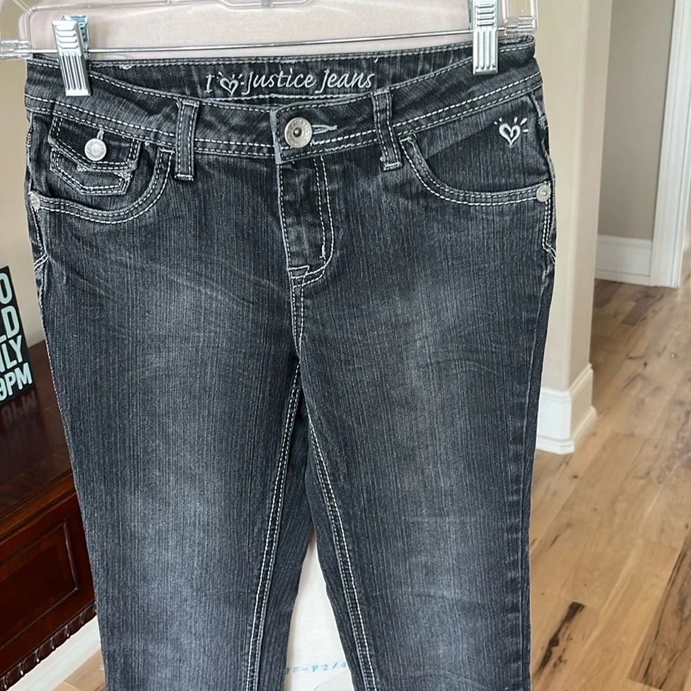 Jeans Justice Black Denim Simply Low